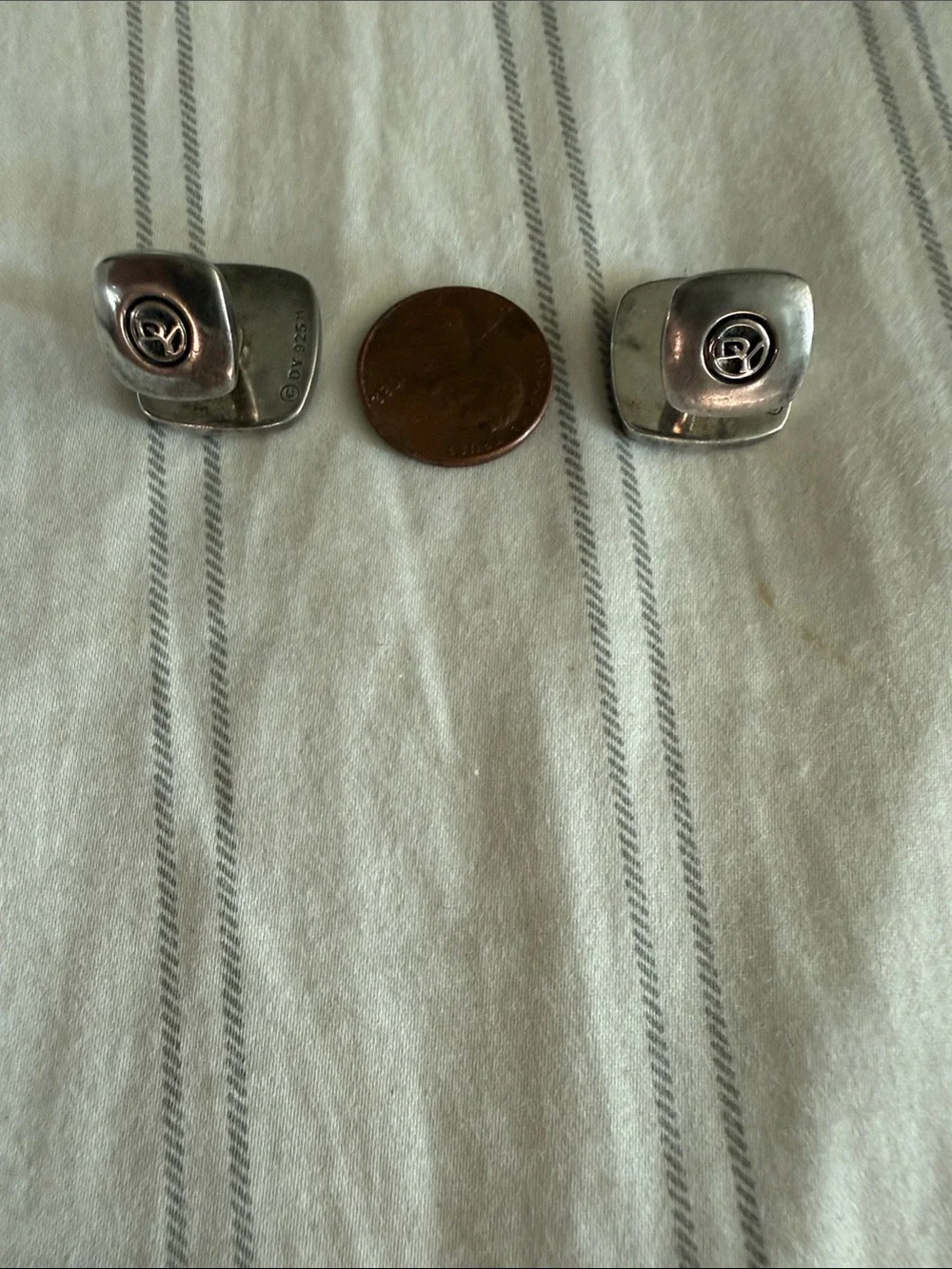 David Yurman 925 Sterling Silver Cufflinks 23.1g